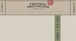 Desktop Screenshot of central-provisions.com